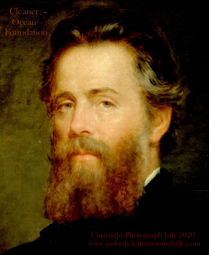 Herman Melville's portrait in oils